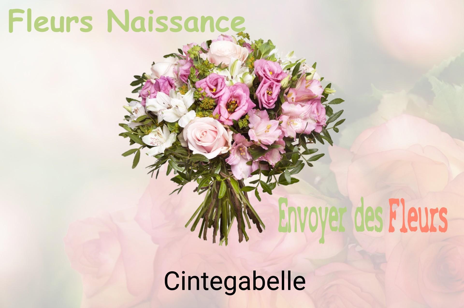 Bouquet de fleurs de naissance livré à Cintegabelle